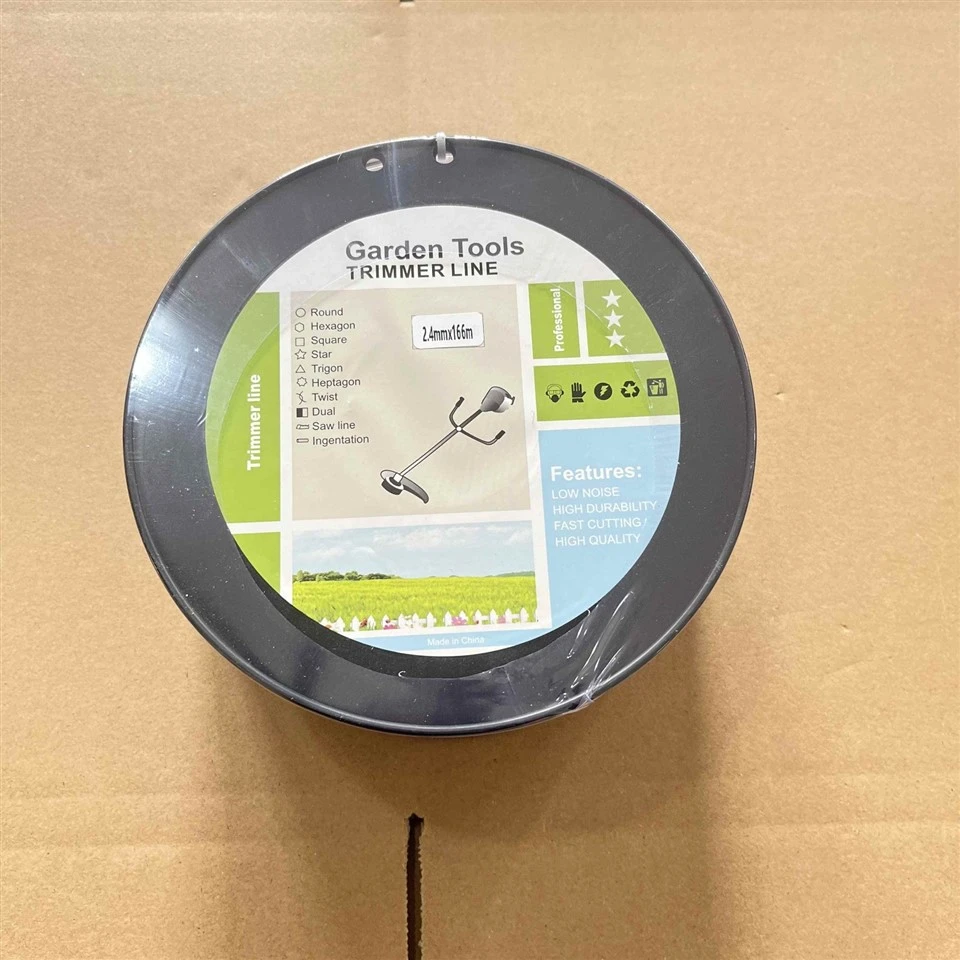 2.4mmX166m Trimmer Line Dual Color Square suppliers